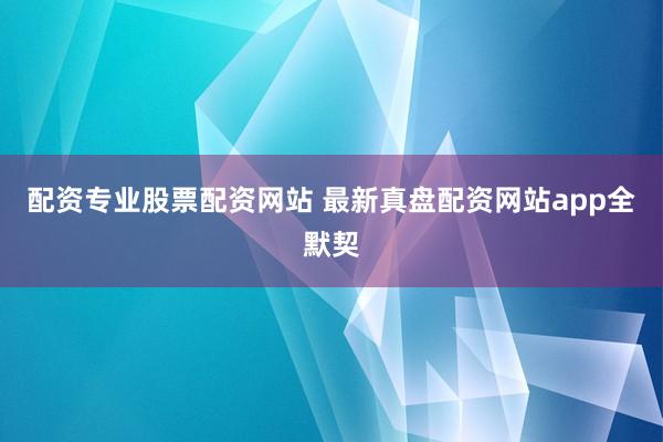 配资专业股票配资网站 最新真盘配资网站app全默契